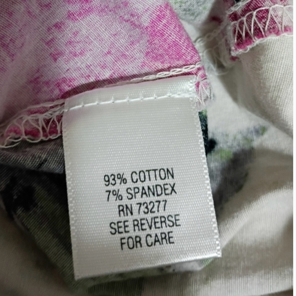 Elle Pink and Green Floral Mini Dress - Size 8 - Picture 4 of 5